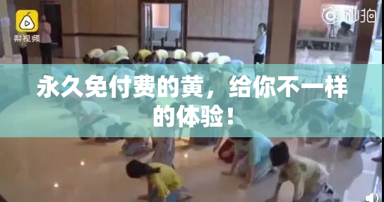永久免付费的黄，给你不一样的体验！