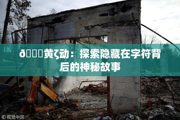 🔞黄ζ动：探索隐藏在字符背后的神秘故事
