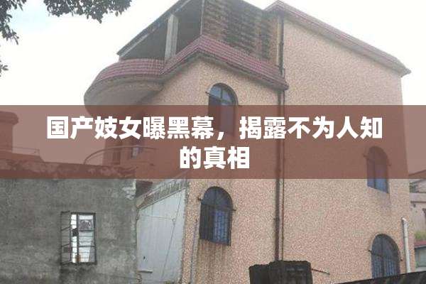 国产妓女曝黑幕，揭露不为人知的真相