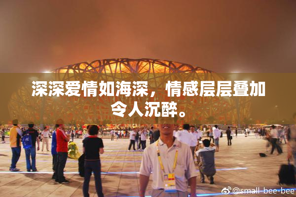 深深爱情如海深，情感层层叠加令人沉醉。
