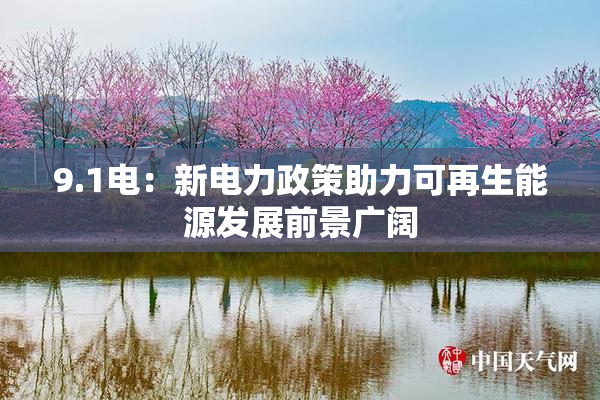 9.1电：新电力政策助力可再生能源发展前景广阔