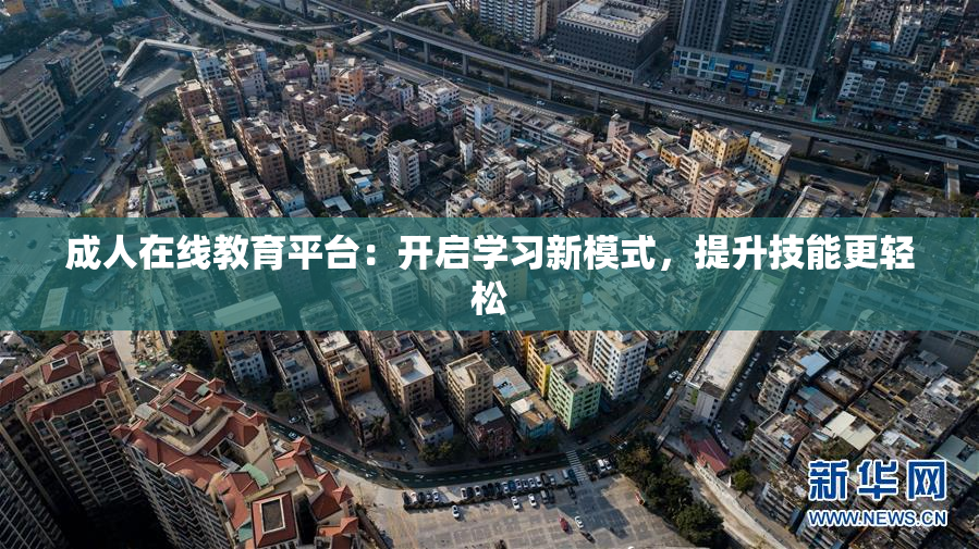 成人在线教育平台：开启学习新模式，提升技能更轻松
