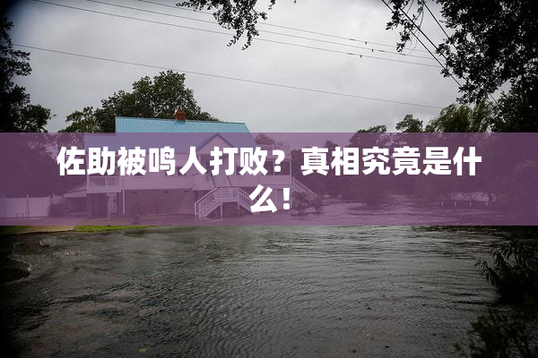 佐助被鸣人打败？真相究竟是什么！
