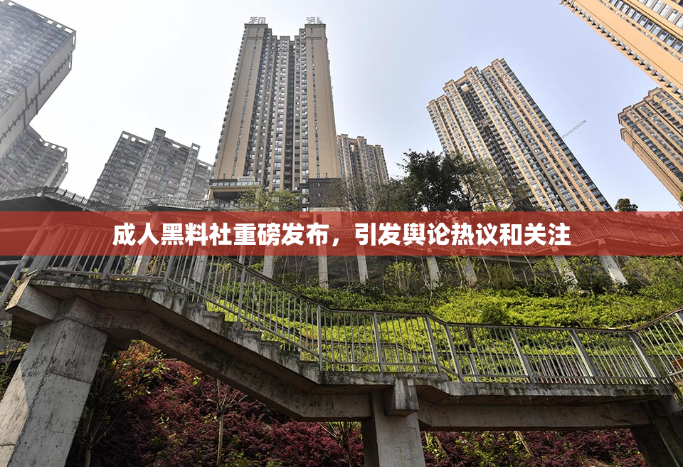 成人黑料社重磅发布，引发舆论热议和关注