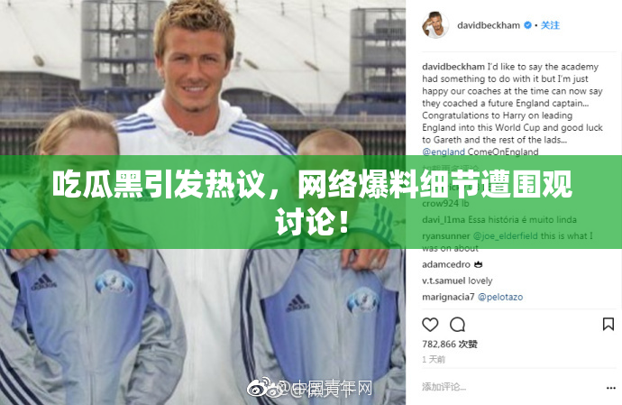 吃瓜黑引发热议，网络爆料细节遭围观讨论！