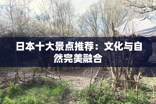 日本十大景点推荐：文化与自然完美融合