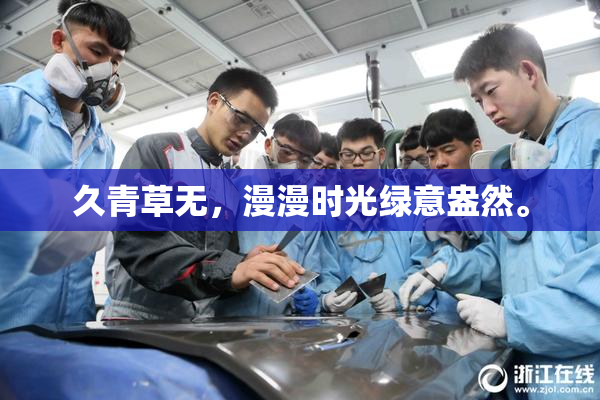 久青草无，漫漫时光绿意盎然。