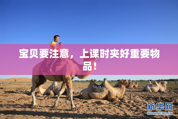 宝贝要注意，上课时夹好重要物品！