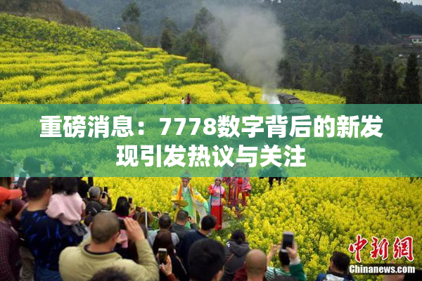重磅消息：7778数字背后的新发现引发热议与关注