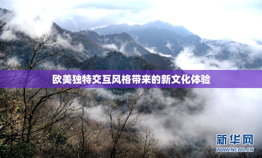 欧美独特交互风格带来的新文化体验