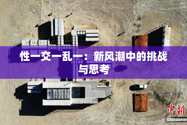 性一交一乱一：新风潮中的挑战与思考