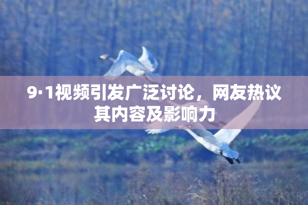 9·1视频引发广泛讨论，网友热议其内容及影响力