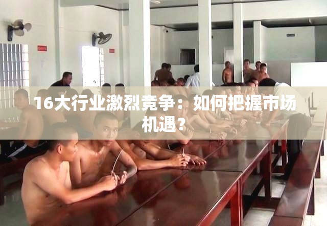 16大行业激烈竞争：如何把握市场机遇？