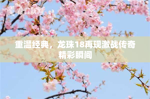 重温经典，龙珠18再现激战传奇精彩瞬间