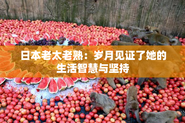 日本老太老熟：岁月见证了她的生活智慧与坚持