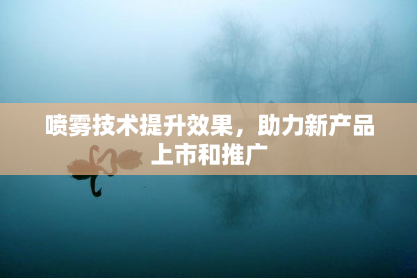 喷雾技术提升效果，助力新产品上市和推广