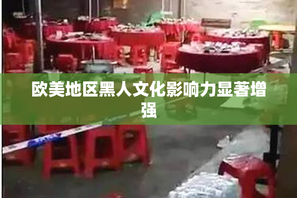 欧美地区黑人文化影响力显著增强