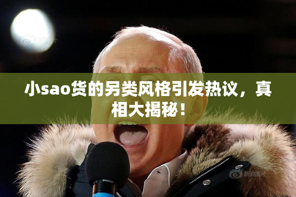 小sao货的另类风格引发热议，真相大揭秘！