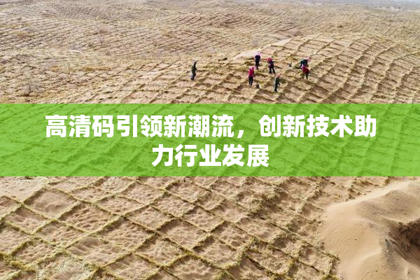 高清码引领新潮流，创新技术助力行业发展