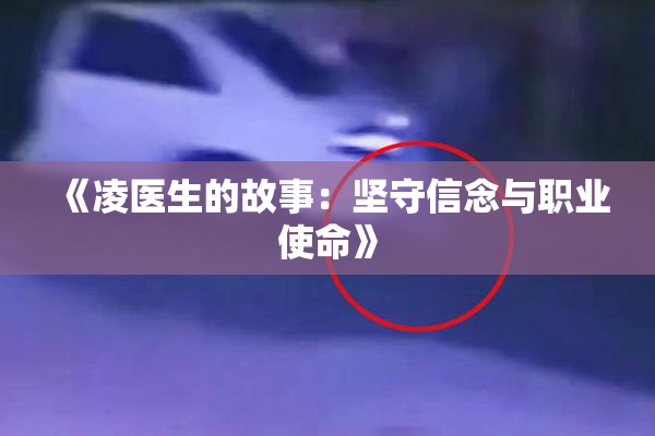 《凌医生的故事：坚守信念与职业使命》
