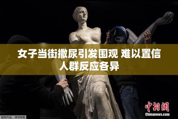 女子当街撒尿引发围观 难以置信人群反应各异