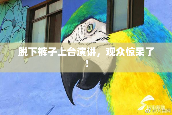 脱下裤子上台演讲，观众惊呆了！