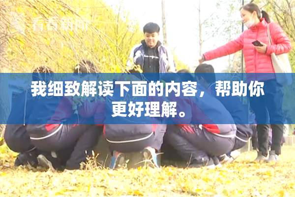 我细致解读下面的内容，帮助你更好理解。
