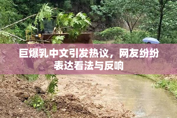 巨爆乳中文引发热议，网友纷纷表达看法与反响