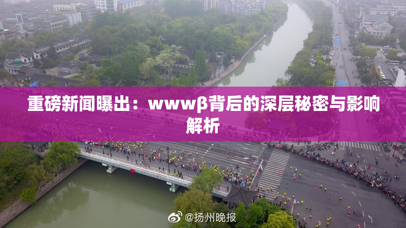 重磅新闻曝出：wwwβ背后的深层秘密与影响解析