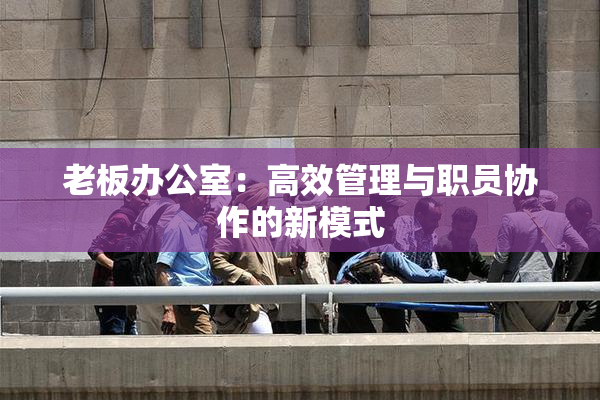 老板办公室：高效管理与职员协作的新模式