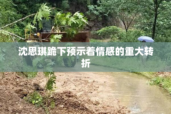 沈思琪跪下预示着情感的重大转折