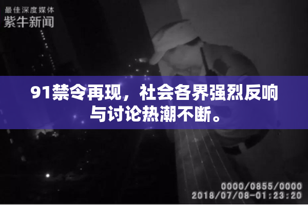 91禁令再现，社会各界强烈反响与讨论热潮不断。