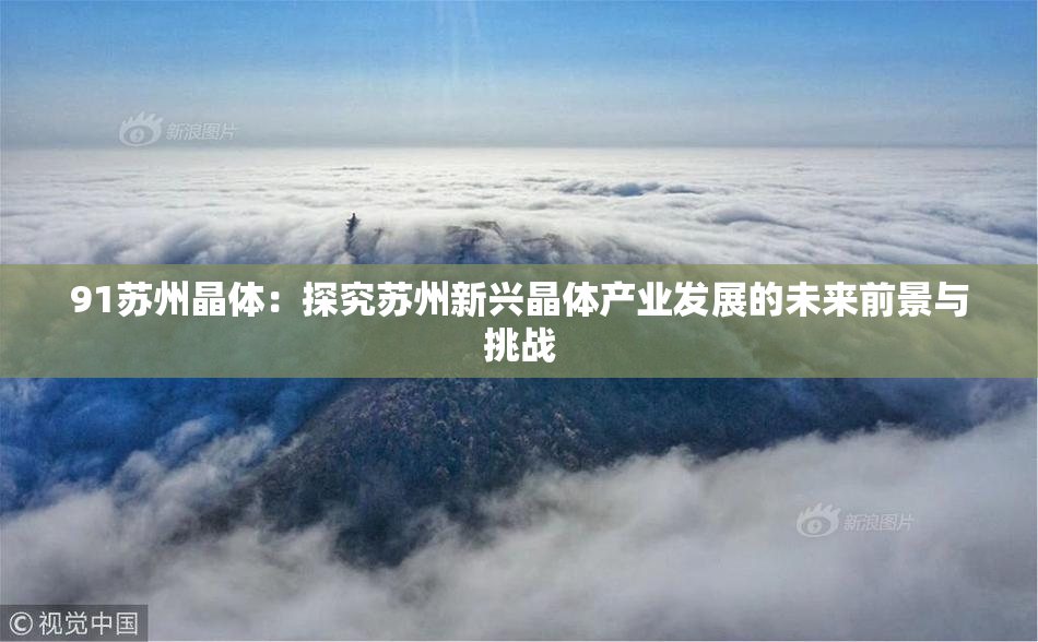 91苏州晶体：探究苏州新兴晶体产业发展的未来前景与挑战