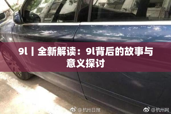 9l丨全新解读：9l背后的故事与意义探讨