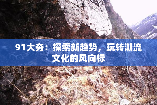 91大夯：探索新趋势，玩转潮流文化的风向标