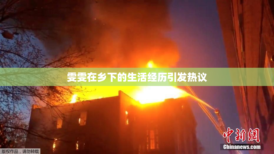 雯雯在乡下的生活经历引发热议