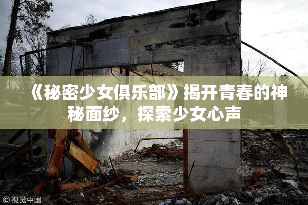 《秘密少女俱乐部》揭开青春的神秘面纱，探索少女心声