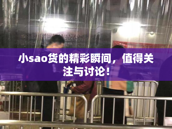 小sao货的精彩瞬间，值得关注与讨论！