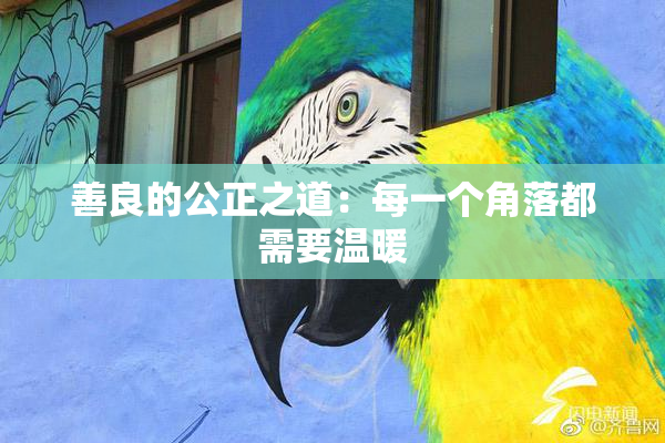 善良的公正之道：每一个角落都需要温暖