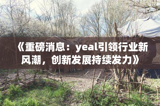 《重磅消息：yeal引领行业新风潮，创新发展持续发力》