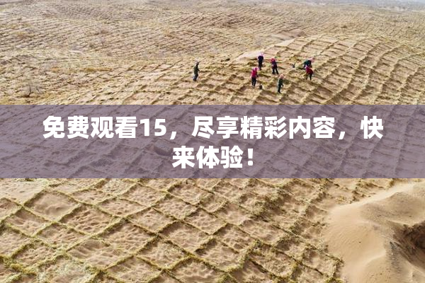 免费观看15，尽享精彩内容，快来体验！