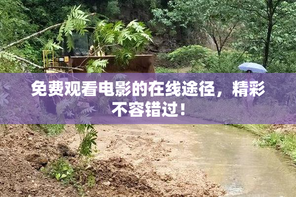 免费观看电影的在线途径，精彩不容错过！