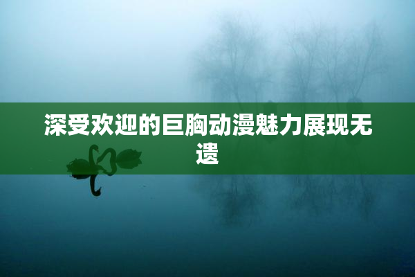 深受欢迎的巨胸动漫魅力展现无遗