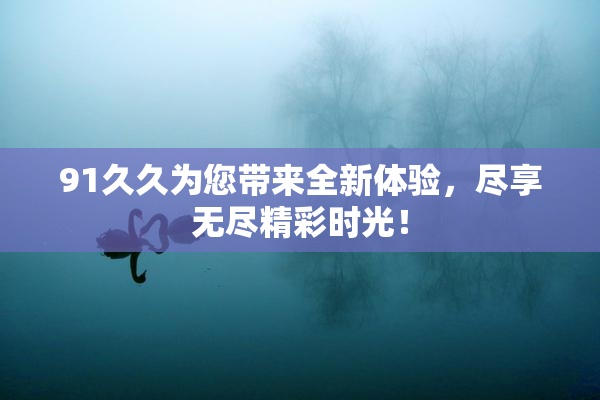 91久久为您带来全新体验，尽享无尽精彩时光！