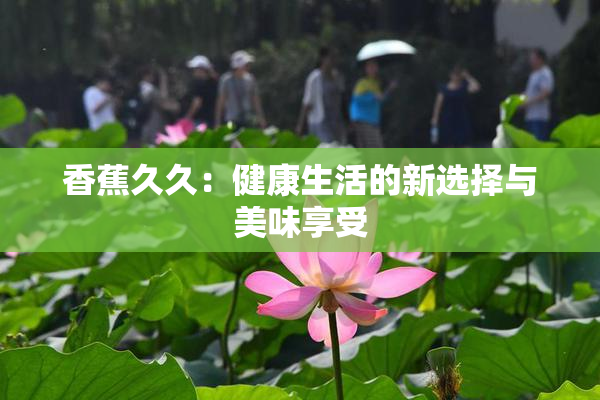 香蕉久久：健康生活的新选择与美味享受