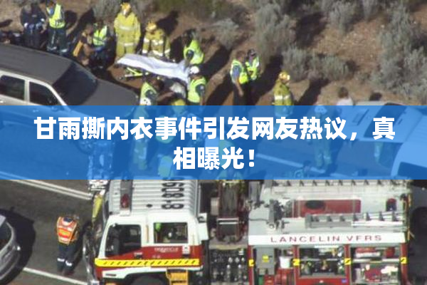 甘雨撕内衣事件引发网友热议，真相曝光！