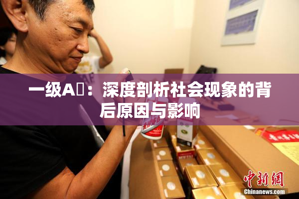 一级A婬：深度剖析社会现象的背后原因与影响