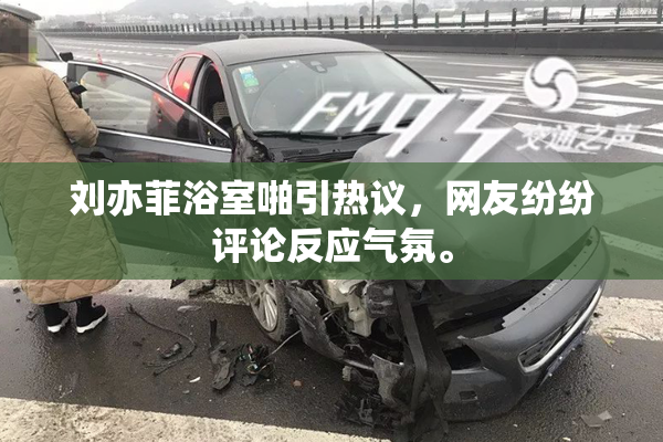 刘亦菲浴室啪引热议，网友纷纷评论反应气氛。