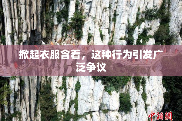 掀起衣服含着，这种行为引发广泛争议