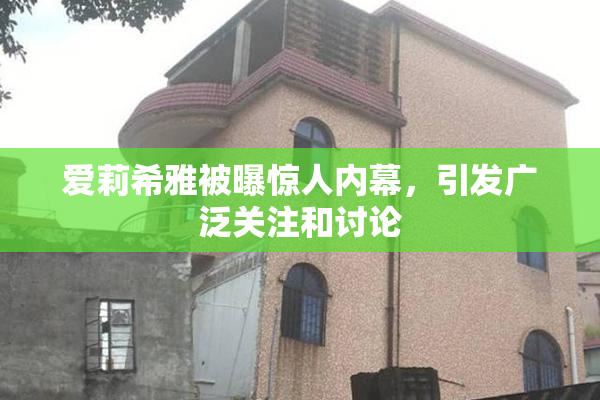 爱莉希雅被曝惊人内幕，引发广泛关注和讨论
